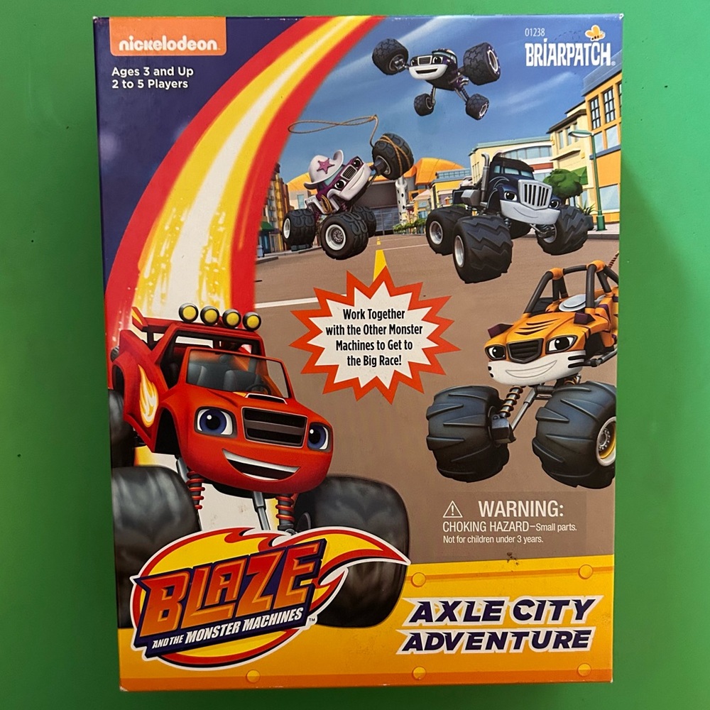 Blaze and the Monster Machines Axle City Adventure Board Game
